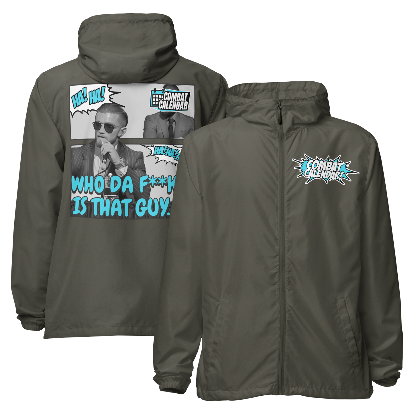 Who Da F Unisex Windbreaker