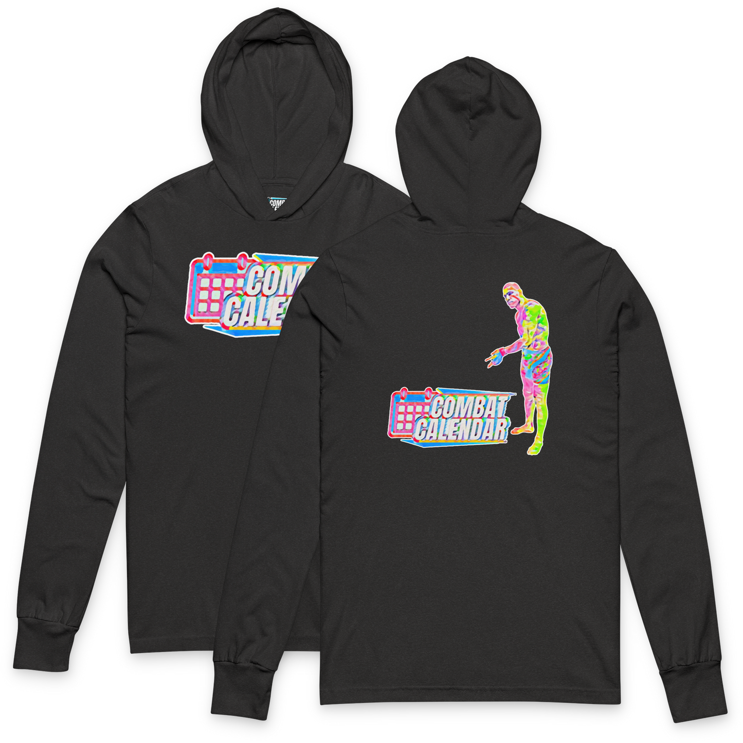 Combat Aura Unisex Hooded Long Sleeve Tee