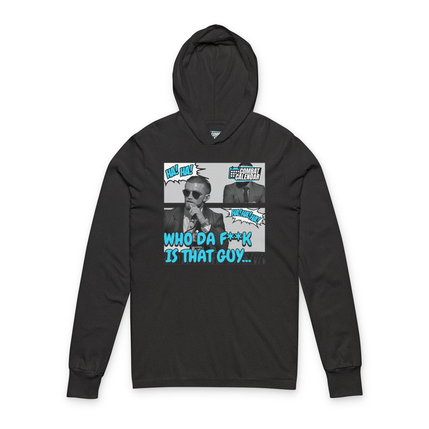 Who Da F Unisex Hooded Long Sleeve Tee