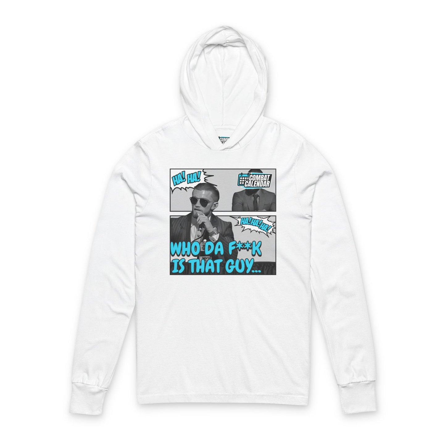 Who Da F Unisex Hooded Long Sleeve Tee