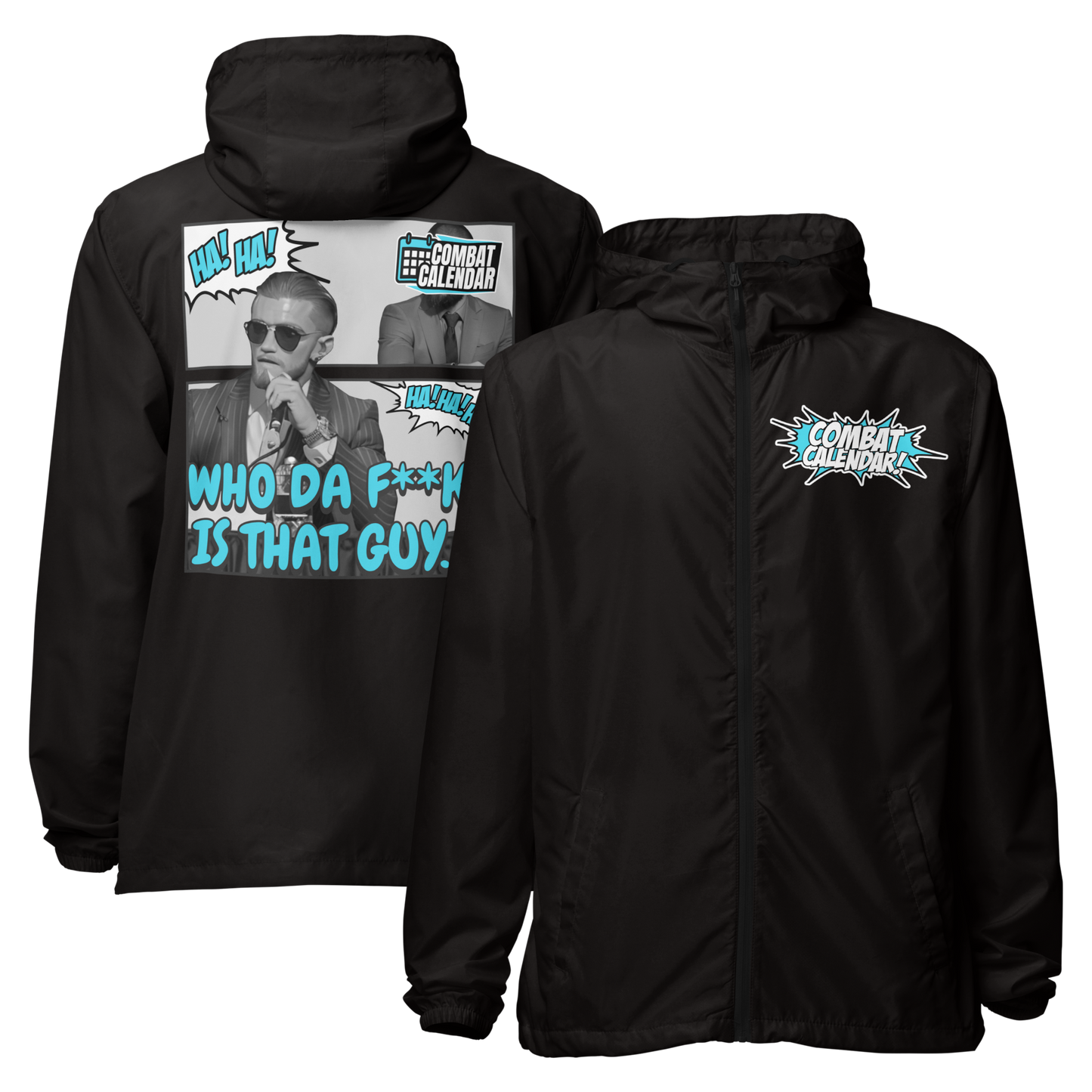 Who Da F Unisex Windbreaker
